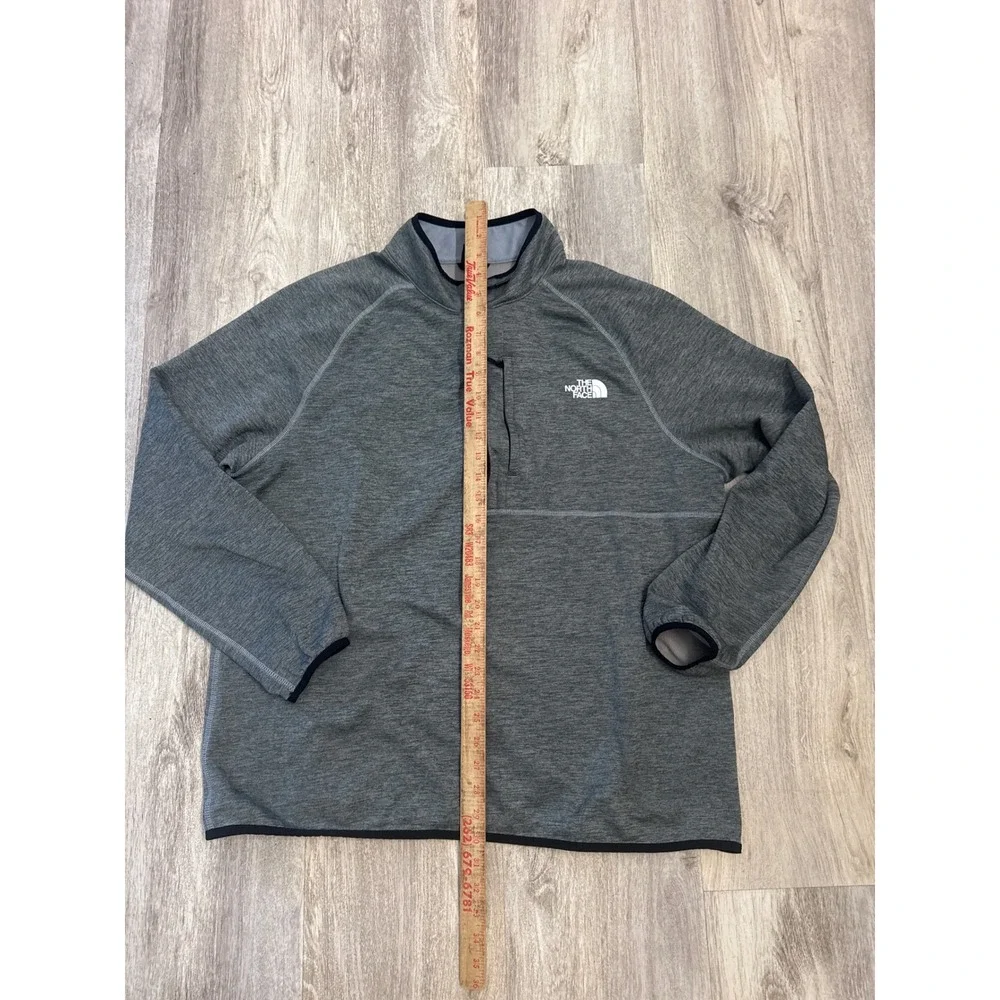The North Face Mens XXL‎ Canyonlands 1/2 Zip Fleece Pullover Heather Grey Jacket